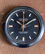 All Black Rolex Milgauss Wall Clock / Rolex Style Wall Clock